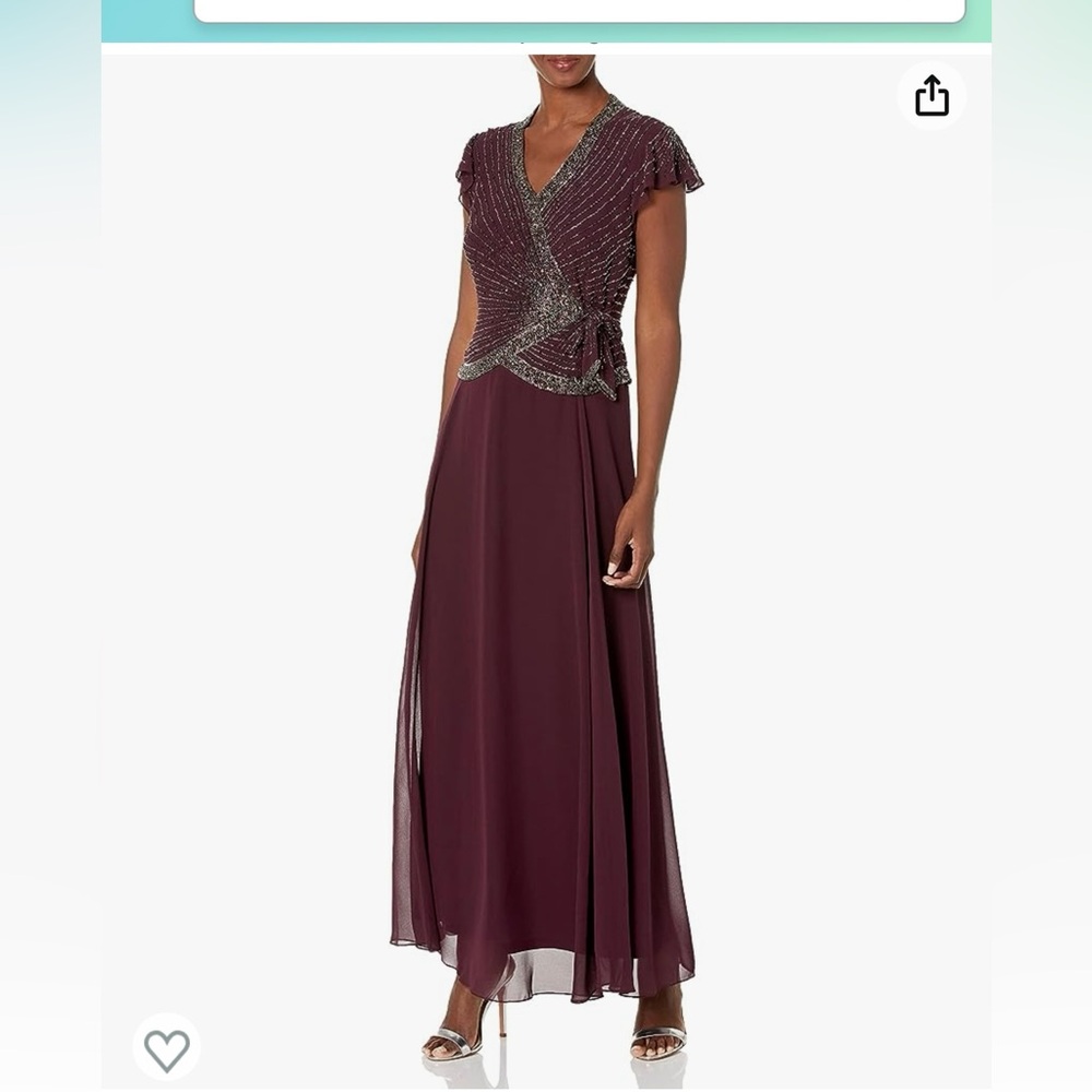 J Kara beaded floor length dress Size 14